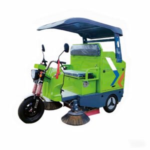electric three wheeled three brush sweeper t1400